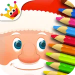 Coloring book Christmas Games icon