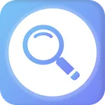 Magnifying Glass with Flash icon