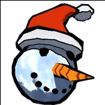Snowman winter adventures icon