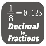 Decimal to Fraction Calculator icon