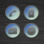Circular Mint Blue Icons icon
