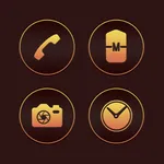 Glorious Maroon Icons icon