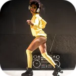 Disco Girl Dancing Video Wallp icon