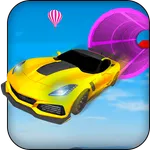 Mega ramp car stunts game icon