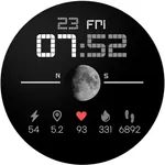 Minimal Moon Watch Face PRO icon