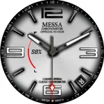 Classic Watch Face White Messa icon