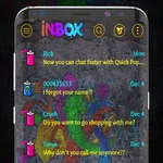 Graffiti colourful SMS theme icon