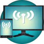 Wireless TV Connector( Screen  icon