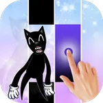 Horror Cartoon cat - Piano til icon