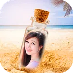 Bottle and Glass Photo Frames icon