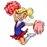 Save the cheerleader icon
