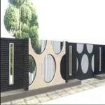 Minimalist fence model icon