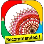 Color by Number - mandala icon