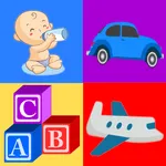 Toddler-friendly flashcards icon