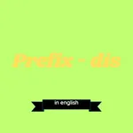 Prefix - dis icon