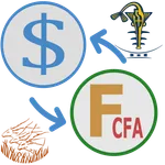 US Dollar to CFA franc convert icon