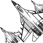 Draw Aircrafts: Jet icon