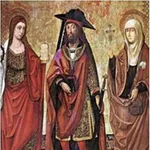 Saints Martha,Mary and Lazarus icon