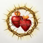 Hearts of Jesus and Mary icon
