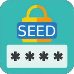 BIP-39 Crypto seed backup icon