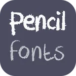 Pencil Fonts for FlipFont icon