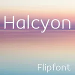 ZF Halcyon™ Latin Flipfont icon