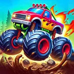 Monster Truck Kids Car Games icon