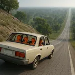 Car Crash Simulator Downhill icon