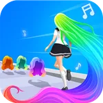 Dancing Hair - Music Race 3D icon