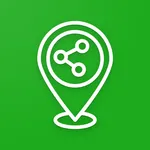 Share location and GPS icon