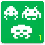 Fantastic aliens from space icon