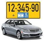 Search vehicle by license num icon