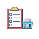 Shopping list icon