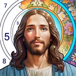 Bible Color by number icon