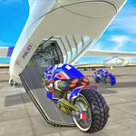 Airplane Robot Bike Transport icon