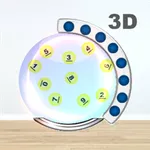 3D Number Machine icon