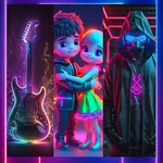 Neon Wallpapers 4K HD 2024 icon