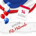 Bon 14 Juillet Fête Nationale icon