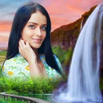 Waterfall Photo Frames icon
