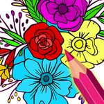 Flowers Color by Number Art icon