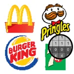 Food Logo Pixel Art Coloring icon