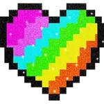 Glitter Pixel Art Color icon