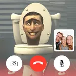 Skibidi toilet video call pran icon