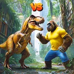 Apes vs Dinosaur Fighting Game icon