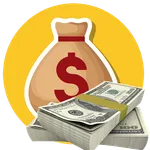 Make money from home icon