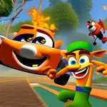 Crash tag team kart racing icon