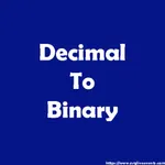 Decimal To Binary icon