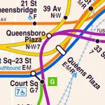 Map of NYC Subway offline MTA icon