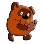 Bear on the walk icon