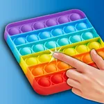 Pop it Fidget Antistress 3D icon